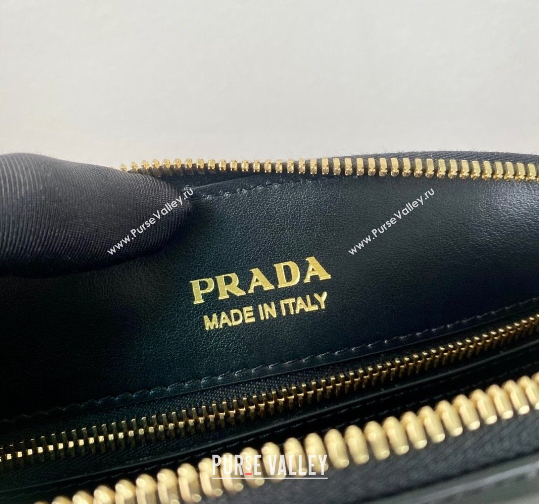 Prada Small leather handbag 1BA427 Black 2024 (YZ-240220032)