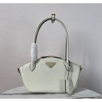 Prada Small leather handbag 1BA427 White 2024 (YZ-240220033)