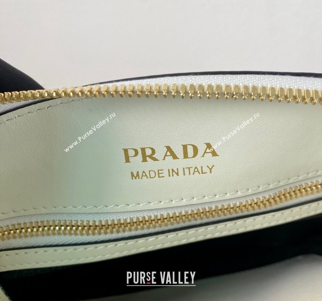 Prada Small leather handbag 1BA427 White 2024 (YZ-240220033)