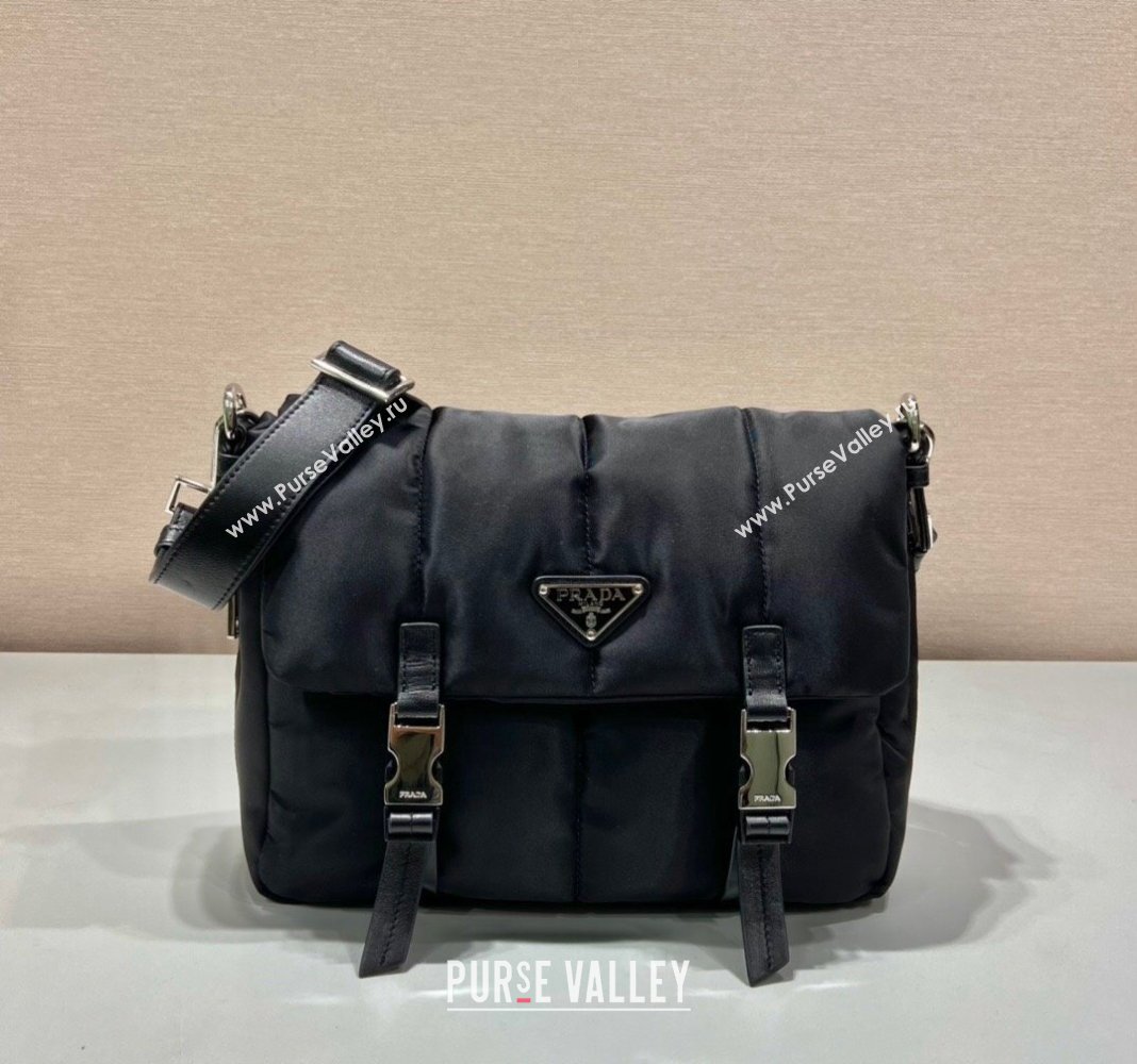 Prada Nylon Messenger Bag Black 2024 1BH618 (YZ-240312090)