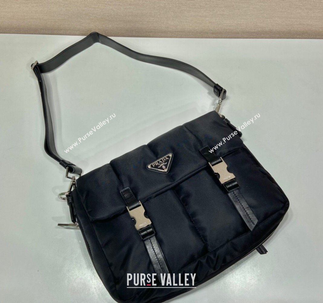 Prada Nylon Messenger Bag Black 2024 1BH618 (YZ-240312090)