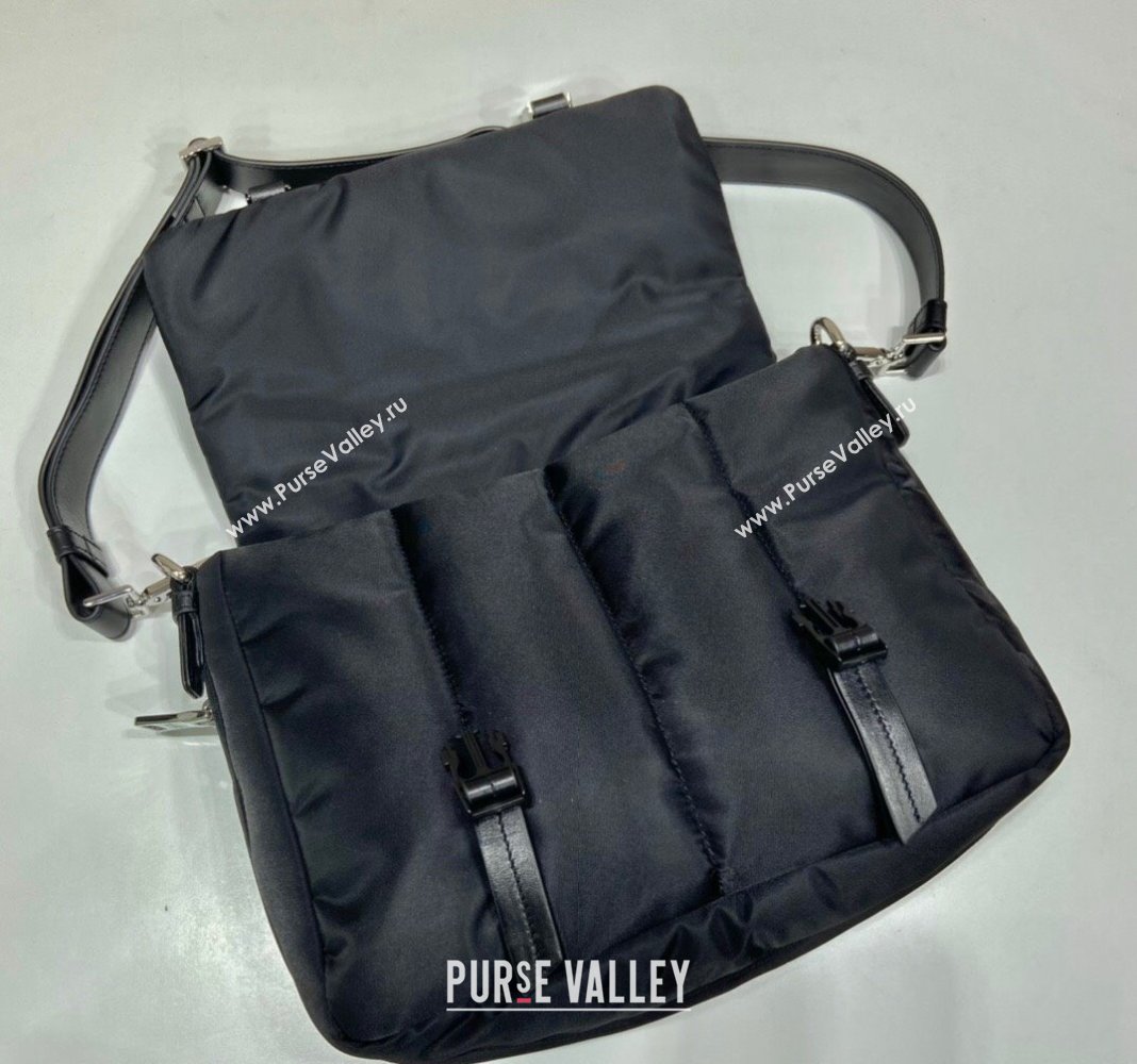 Prada Nylon Messenger Bag Black 2024 1BH618 (YZ-240312090)