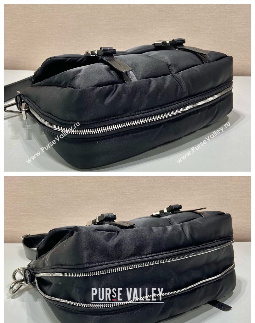 Prada Nylon Messenger Bag Black 2024 1BH618 (YZ-240312090)