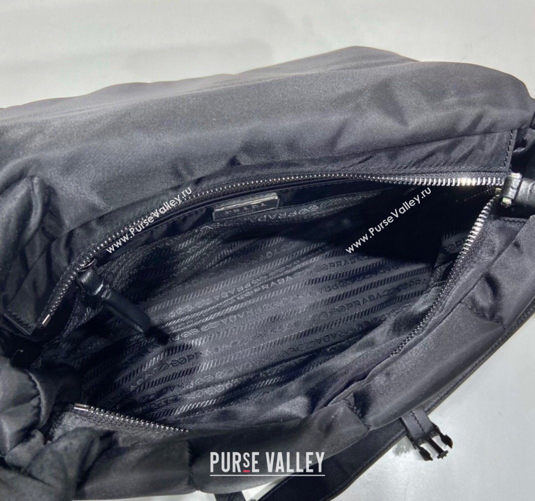 Prada Nylon Messenger Bag Black 2024 1BH618 (YZ-240312090)