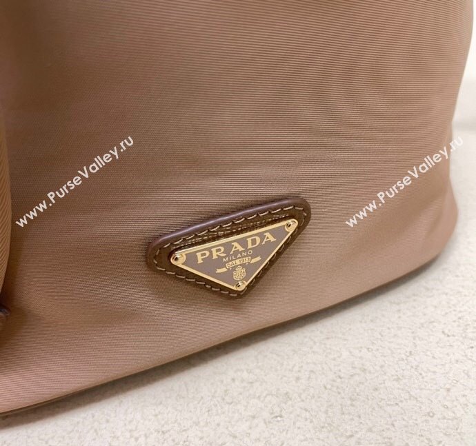 Prada Re-Edition 1978 Re-Nylon Bucket mini-bag 1BE067 Dusty Nude 2024 (YZ-240312100)