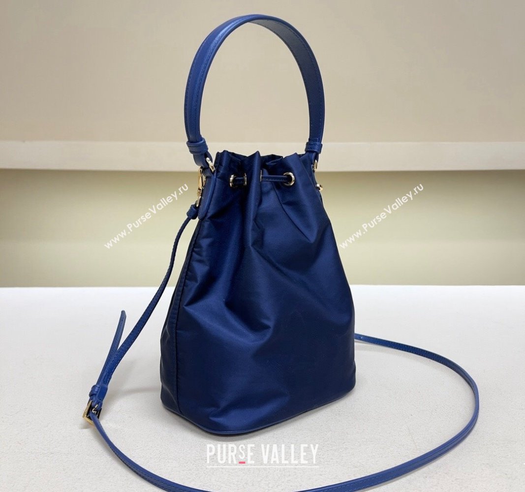 Prada Re-Edition 1978 Re-Nylon Bucket mini-bag 1BE067 Royal Blue 2024 (YZ-240312102)