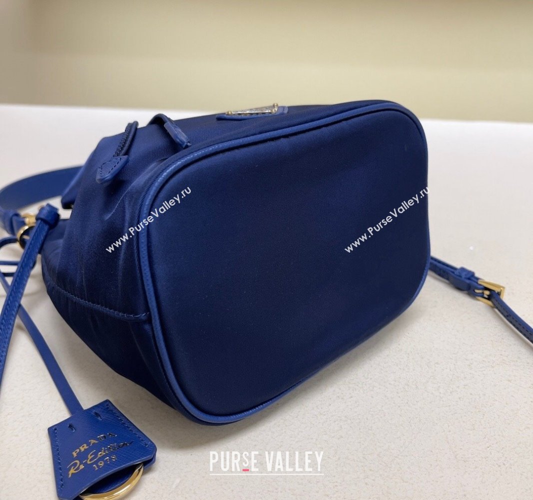 Prada Re-Edition 1978 Re-Nylon Bucket mini-bag 1BE067 Royal Blue 2024 (YZ-240312102)