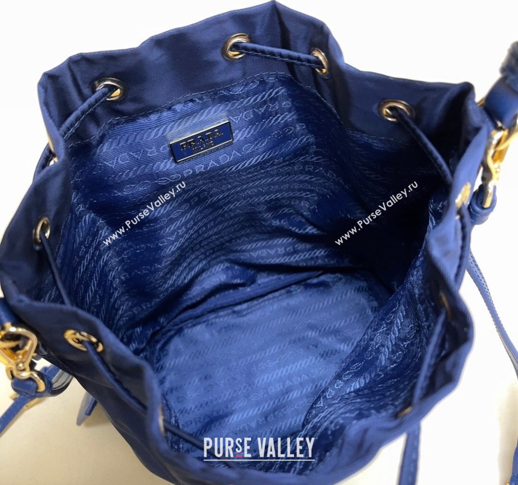 Prada Re-Edition 1978 Re-Nylon Bucket mini-bag 1BE067 Royal Blue 2024 (YZ-240312102)