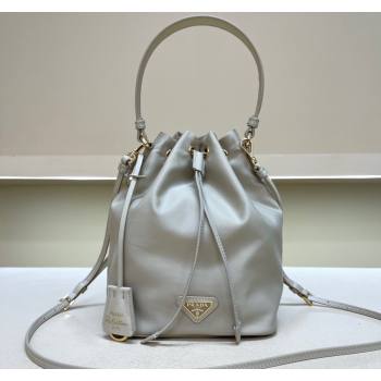 Prada Re-Edition 1978 Re-Nylon Bucket mini-bag 1BE067 Light Grey 2024 (YZ-240312104)
