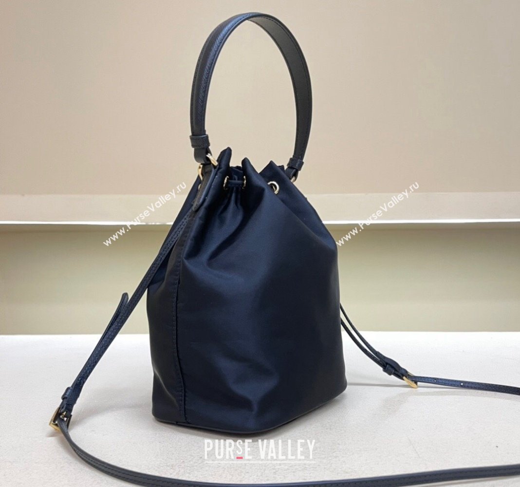 Prada Re-Edition 1978 Re-Nylon Bucket mini-bag 1BE067 Navy Blue 2024 (YZ-240312105)