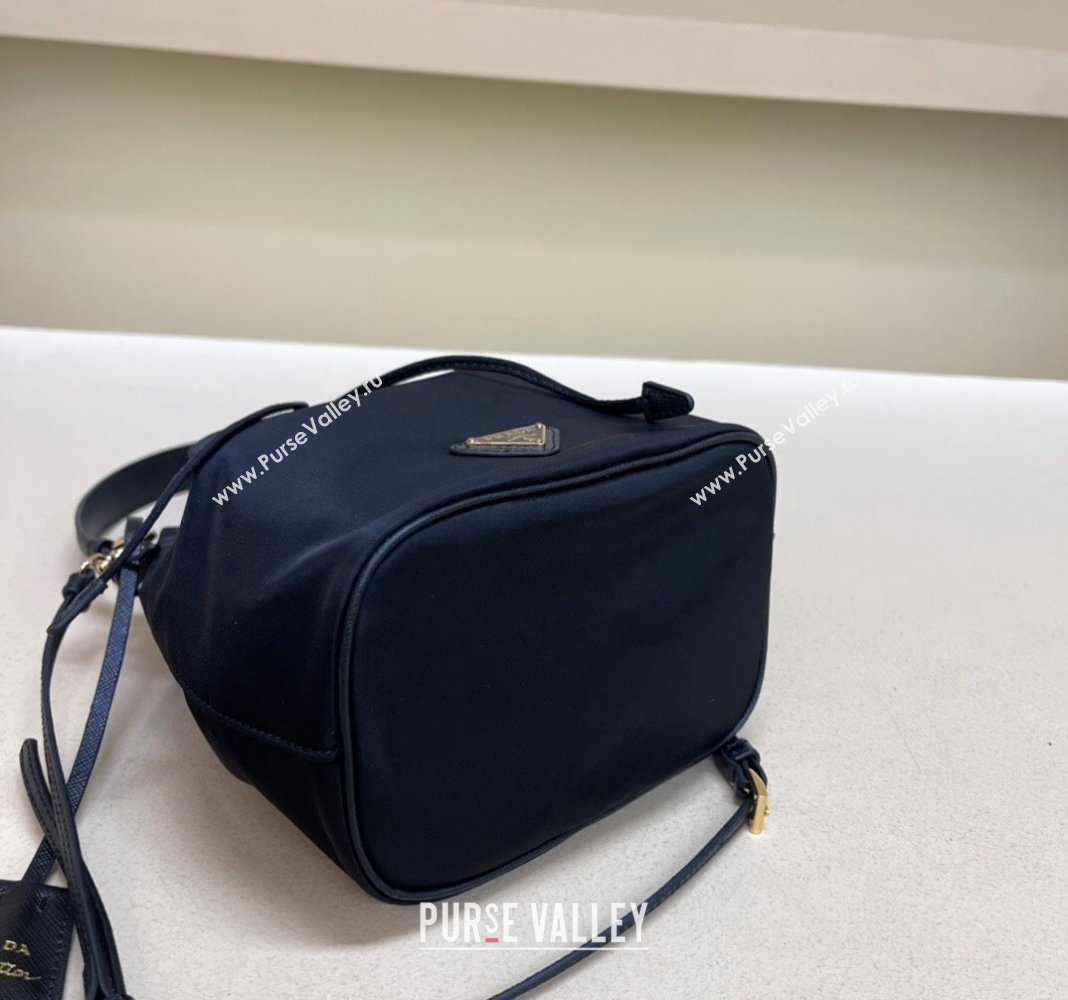 Prada Re-Edition 1978 Re-Nylon Bucket mini-bag 1BE067 Navy Blue 2024 (YZ-240312105)