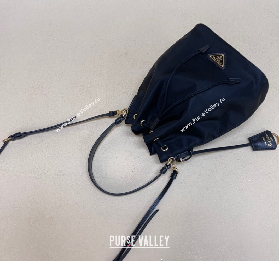 Prada Re-Edition 1978 Re-Nylon Bucket mini-bag 1BE067 Navy Blue 2024 (YZ-240312105)