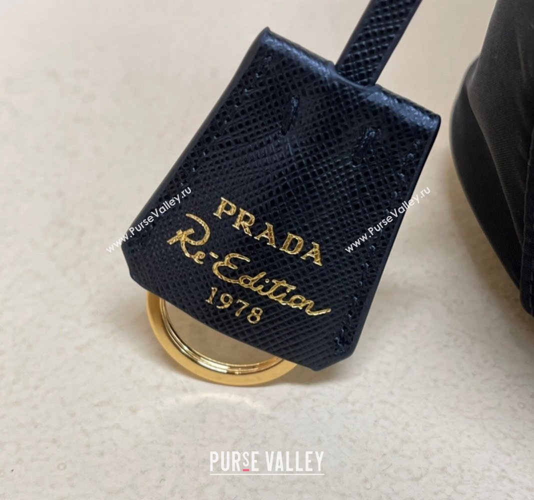Prada Re-Edition 1978 Re-Nylon Bucket mini-bag 1BE067 Navy Blue 2024 (YZ-240312105)