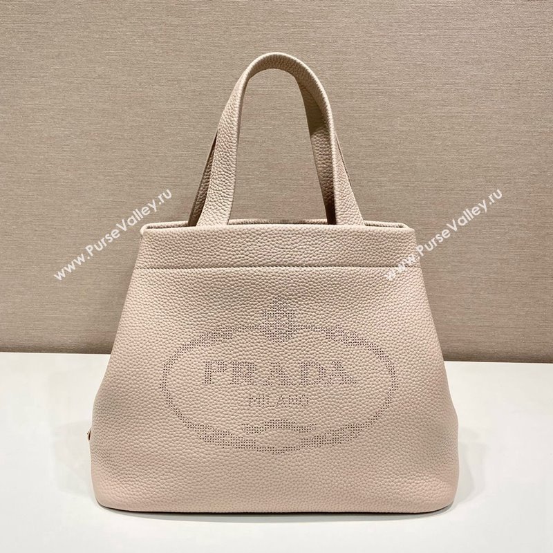 Prada Grained Leather Tote Bag 1BC384 Pink 2024 (YZ-240312118)