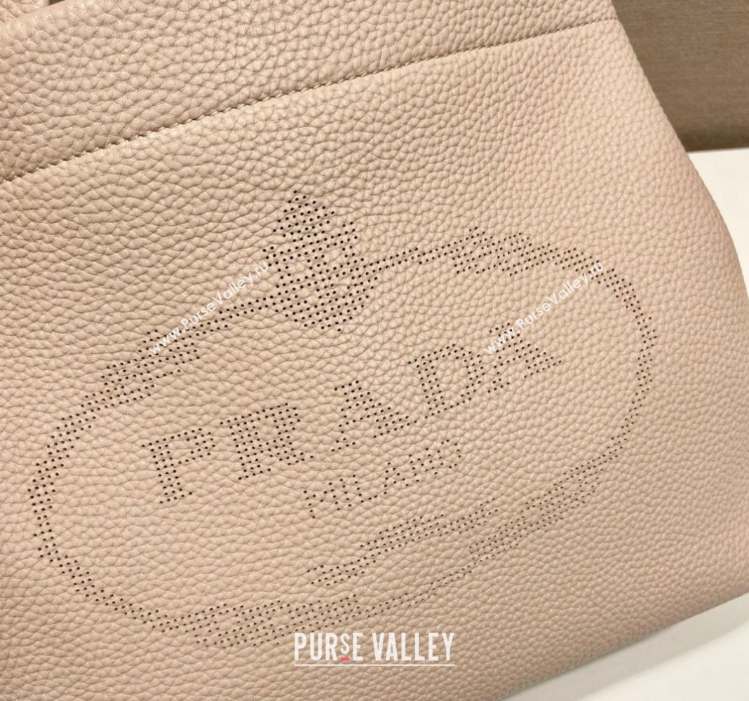 Prada Grained Leather Tote Bag 1BC384 Pink 2024 (YZ-240312118)