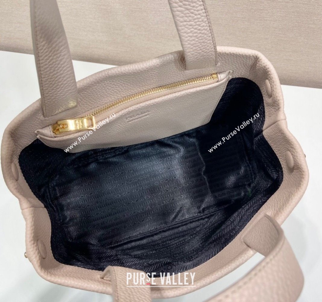 Prada Grained Leather Tote Bag 1BC384 Pink 2024 (YZ-240312118)