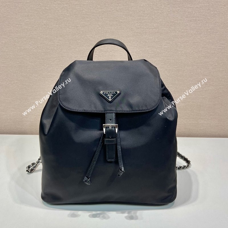 Prada Nylon Large Backpack Bag 1BZ830 Black 2024 (YZ-240312085)