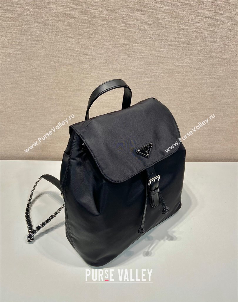 Prada Nylon Large Backpack Bag 1BZ830 Black 2024 (YZ-240312085)