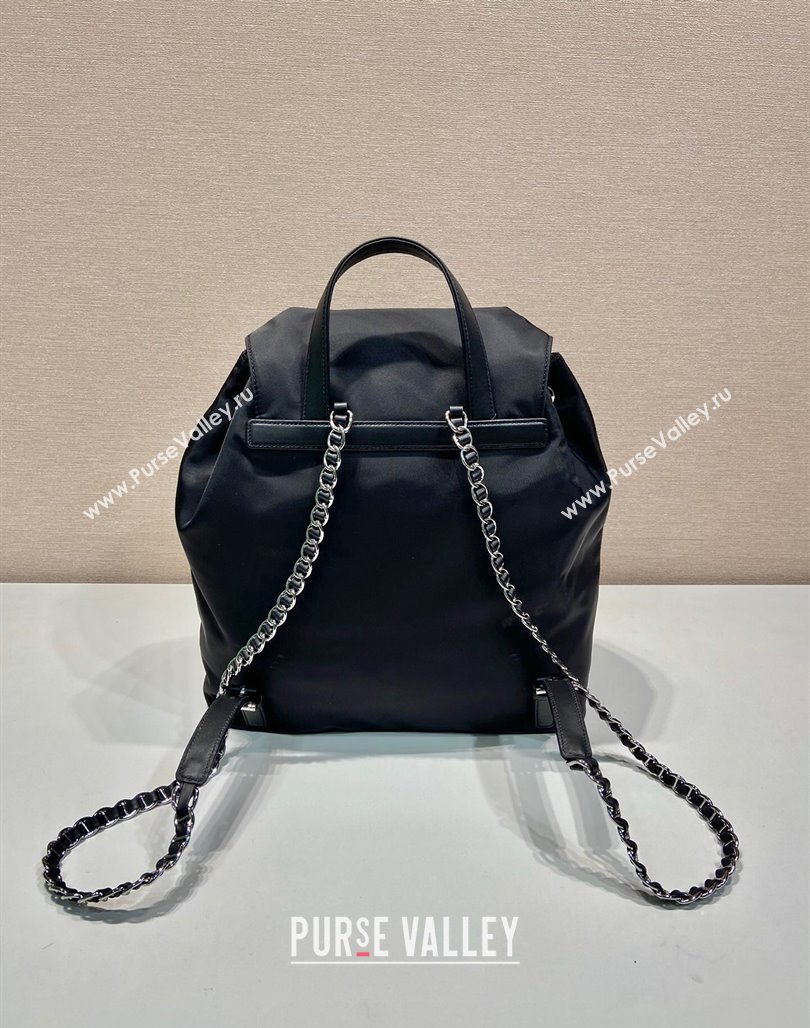 Prada Nylon Large Backpack Bag 1BZ830 Black 2024 (YZ-240312085)