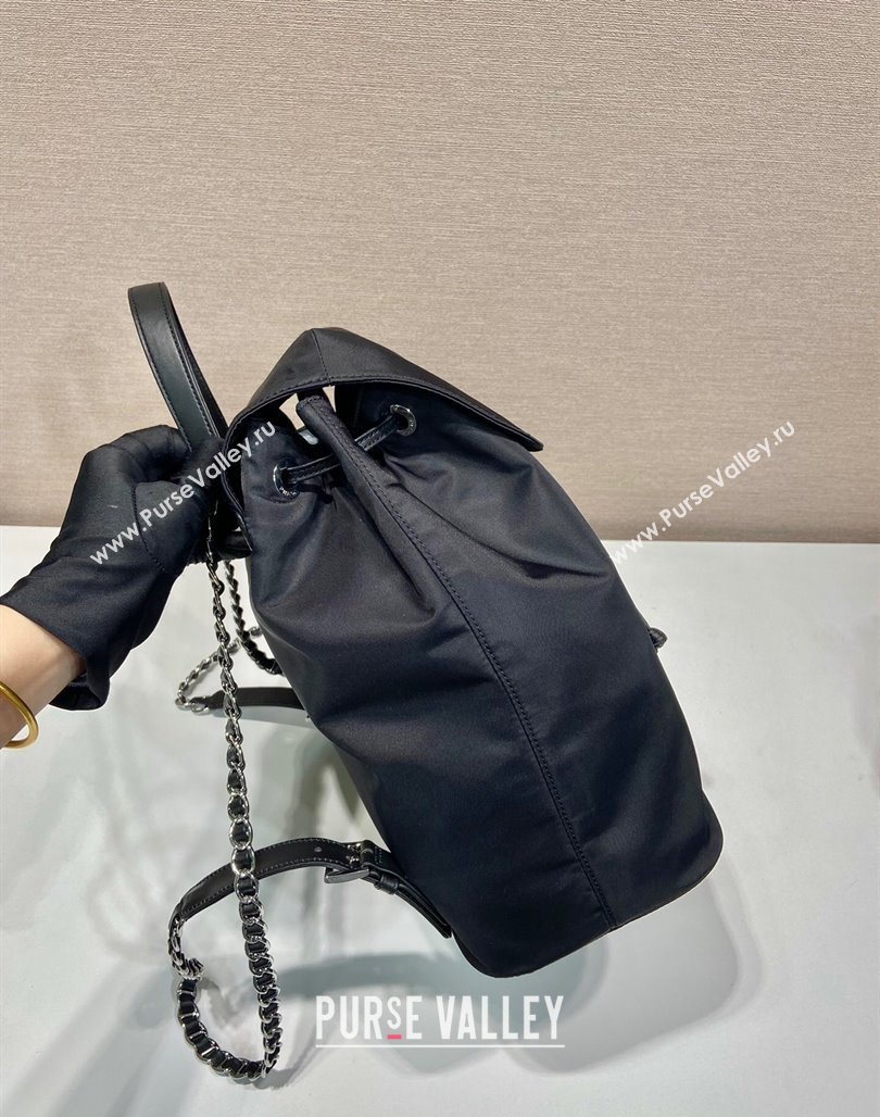 Prada Nylon Large Backpack Bag 1BZ830 Black 2024 (YZ-240312085)