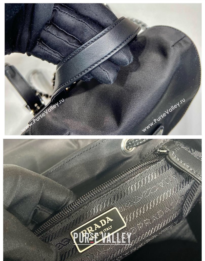 Prada Nylon Large Backpack Bag 1BZ830 Black 2024 (YZ-240312085)