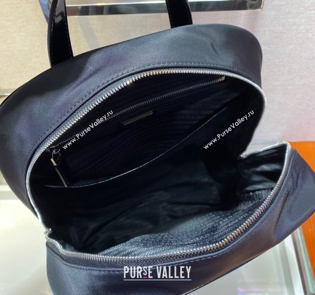 Prada Mens Re-Nylon and leather backpack bag 2VZ084 black 2024 (YZ-240312088)