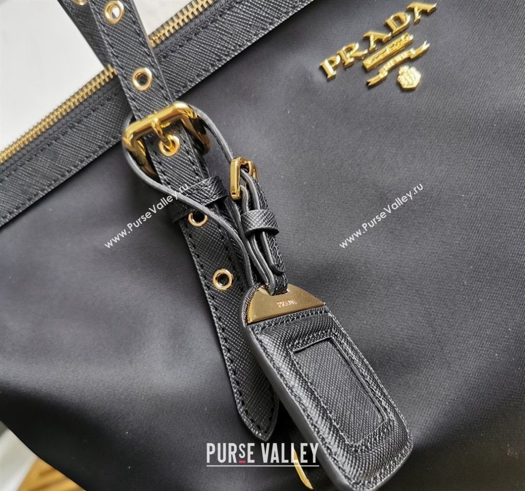 Prada Nylon Tote Bag 1BD425 Black 2024 (YZ-240416048)