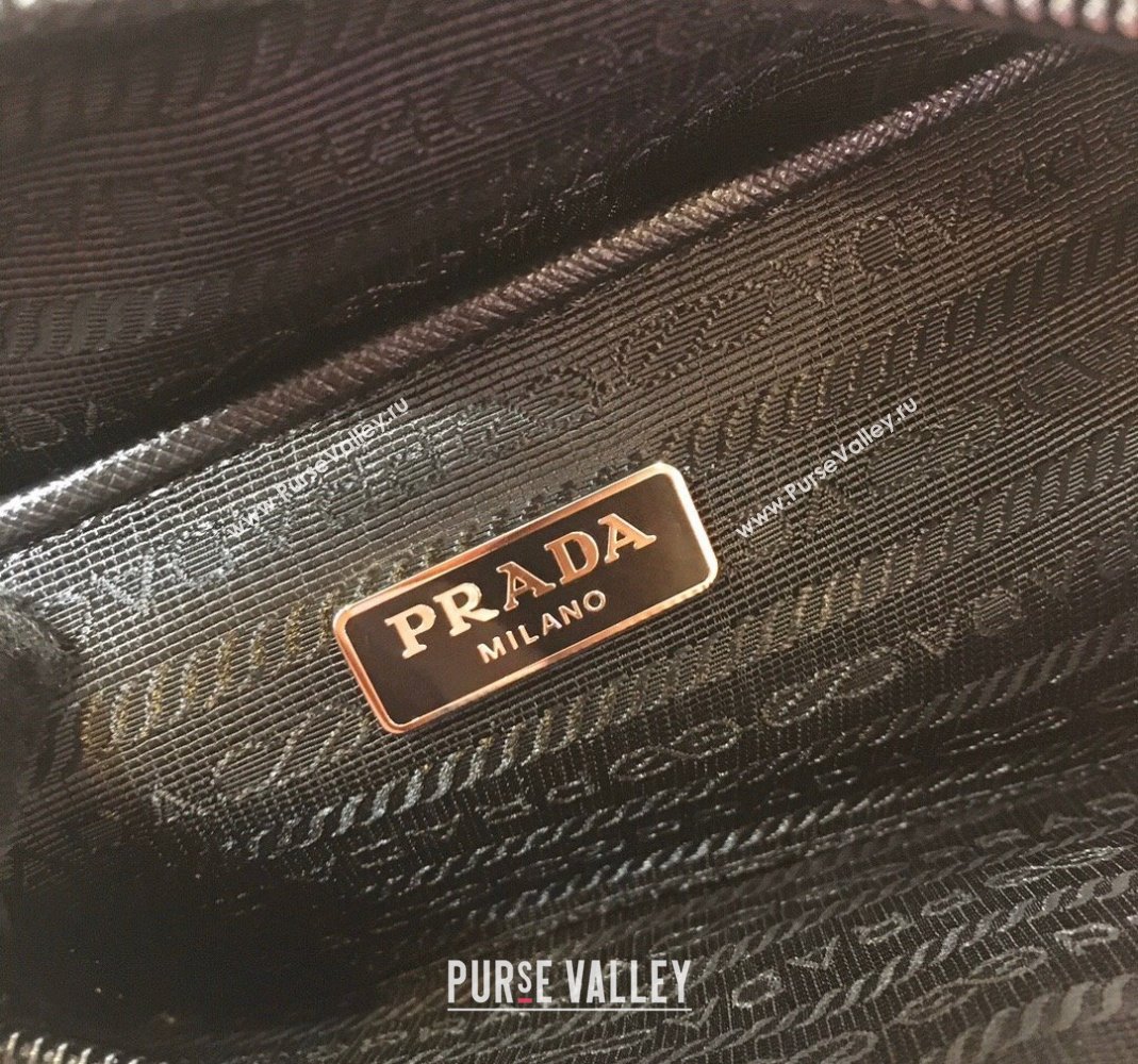 Prada Nylon Crossbody Mini Bag Black 2024 1BH107 (YZ-240416057)