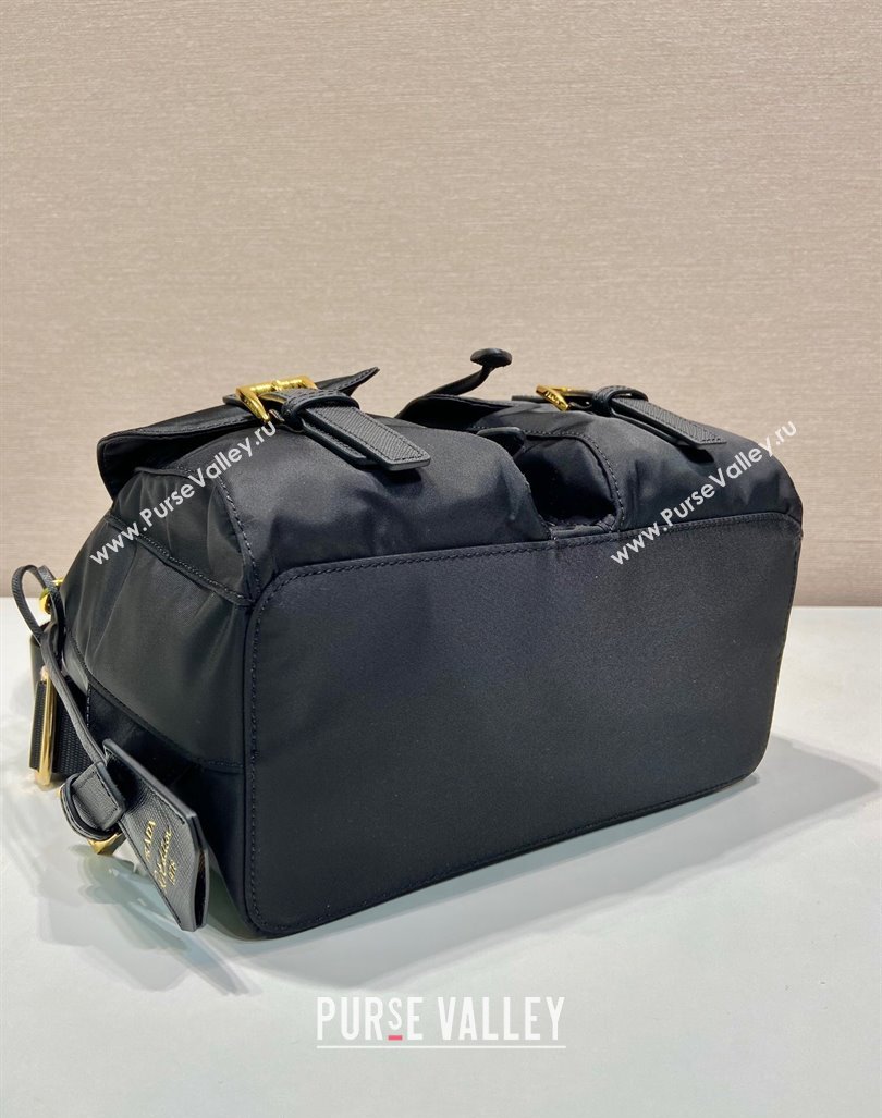 Prada Small Nylon Backpack Bag 1BZ677 Black/Gold 2024 (YZ-240416034)