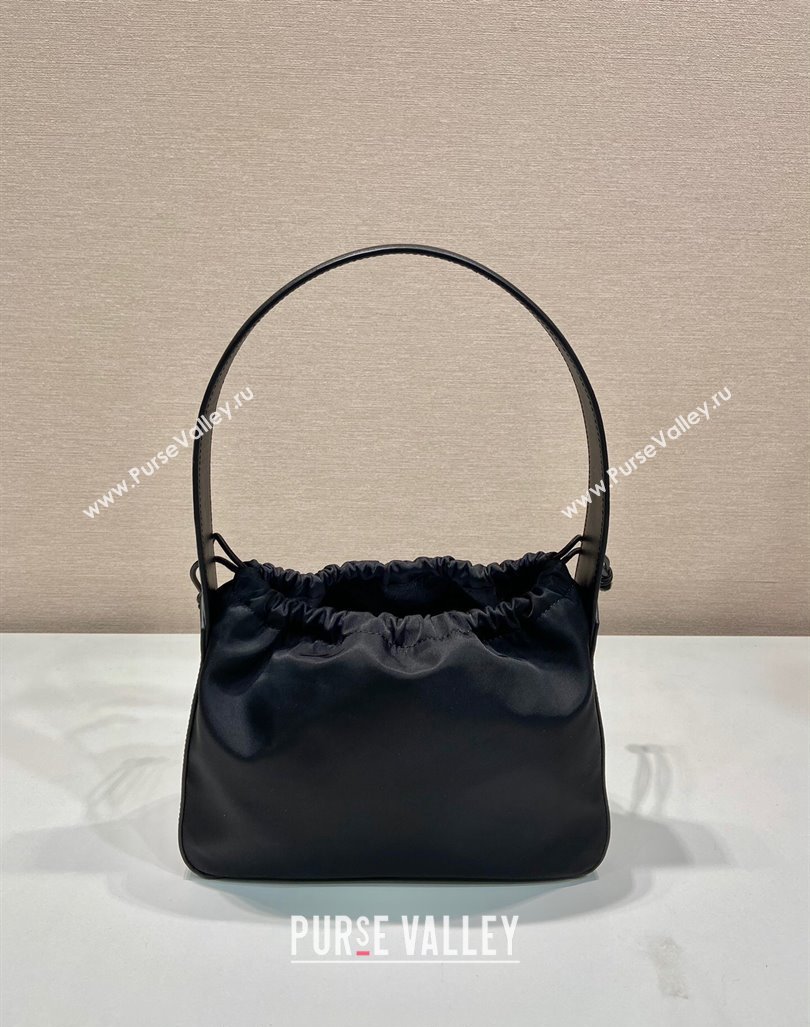 Prada Nylon Small Shoulder Bag B6249 Black 2024 (YZ-240416064)