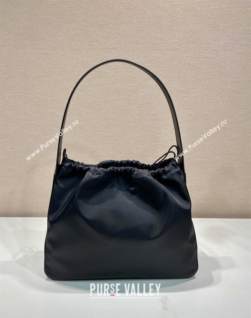 Prada Nylon Large Shoulder Bag B6250 Black 2024 (YZ-240416065)