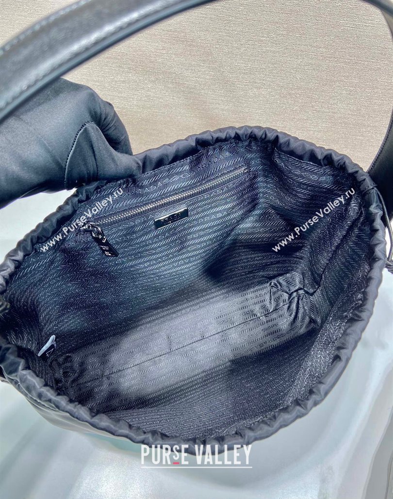 Prada Nylon Large Shoulder Bag B6250 Black 2024 (YZ-240416065)