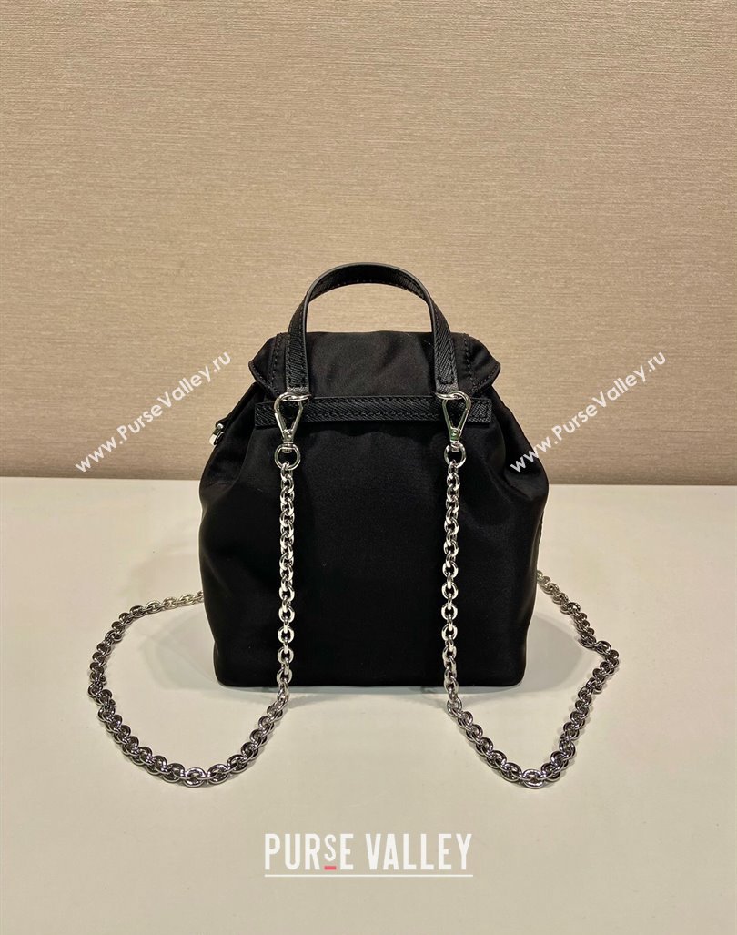 Prada Re-Nylon Mini Backpack Bag 1BH029 Black 2024 0416 (YZ-240416073)