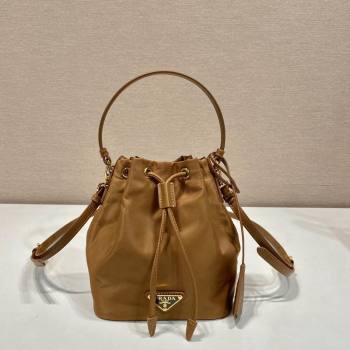 Prada Re-Edition 1978 Re-Nylon Bucket mini-bag 1BE067 Brown 2024 0416 (YZ-240416081)