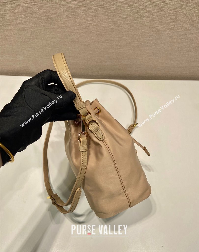 Prada Re-Edition 1978 Re-Nylon Bucket mini-bag 1BE067 Beige 2024 0416 (YZ-240416083)