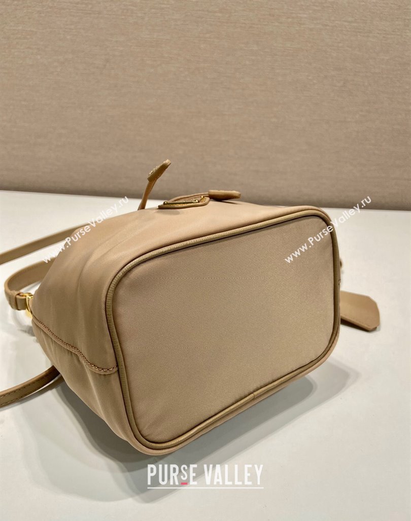 Prada Re-Edition 1978 Re-Nylon Bucket mini-bag 1BE067 Beige 2024 0416 (YZ-240416083)