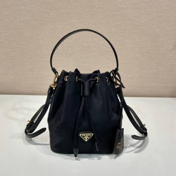 Prada Re-Edition 1978 Re-Nylon Bucket mini-bag 1BE067 Black 2024 0416 (YZ-240416084)