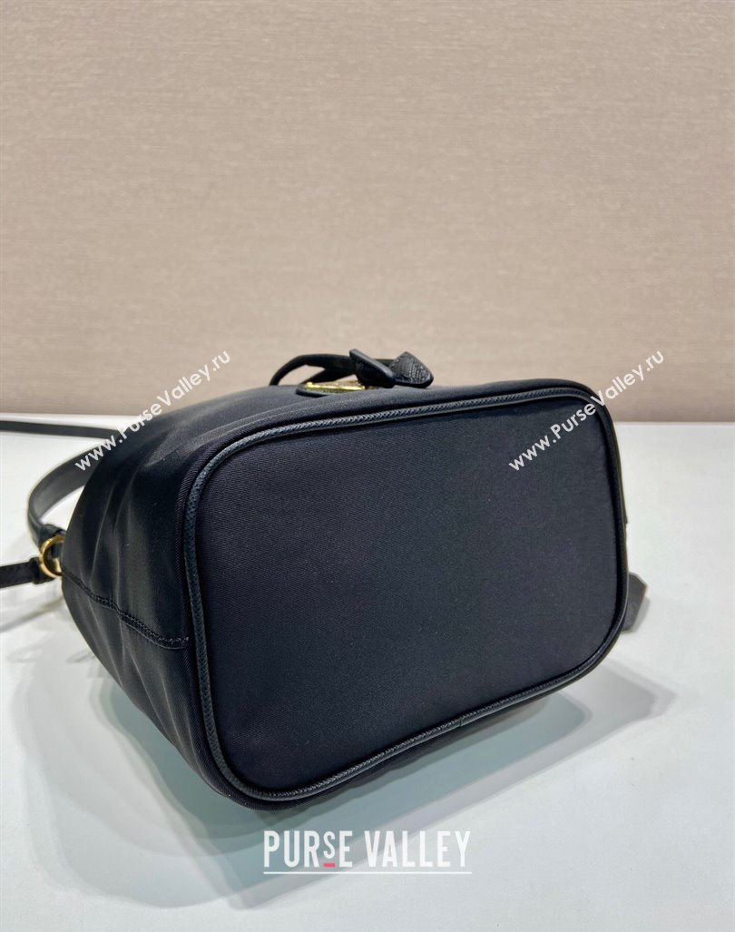 Prada Re-Edition 1978 Re-Nylon Bucket mini-bag 1BE067 Black 2024 0416 (YZ-240416084)