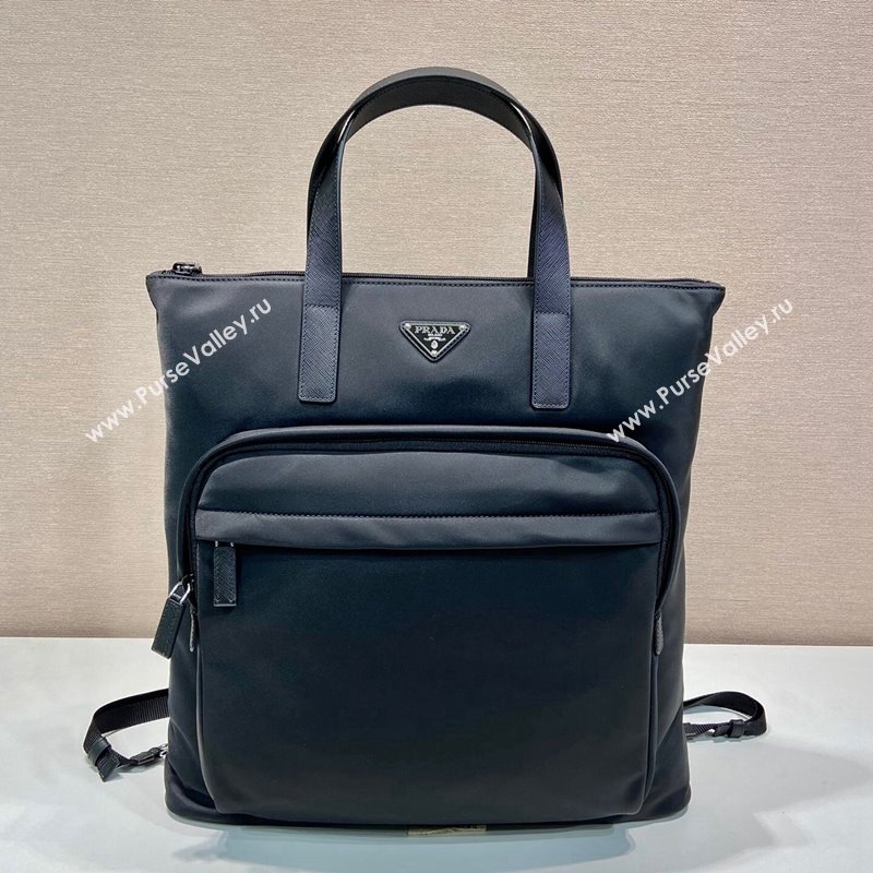 Prada Mens Nylon Bakcpacks Bag Black 2024 2VG098 (YZ-240416086)