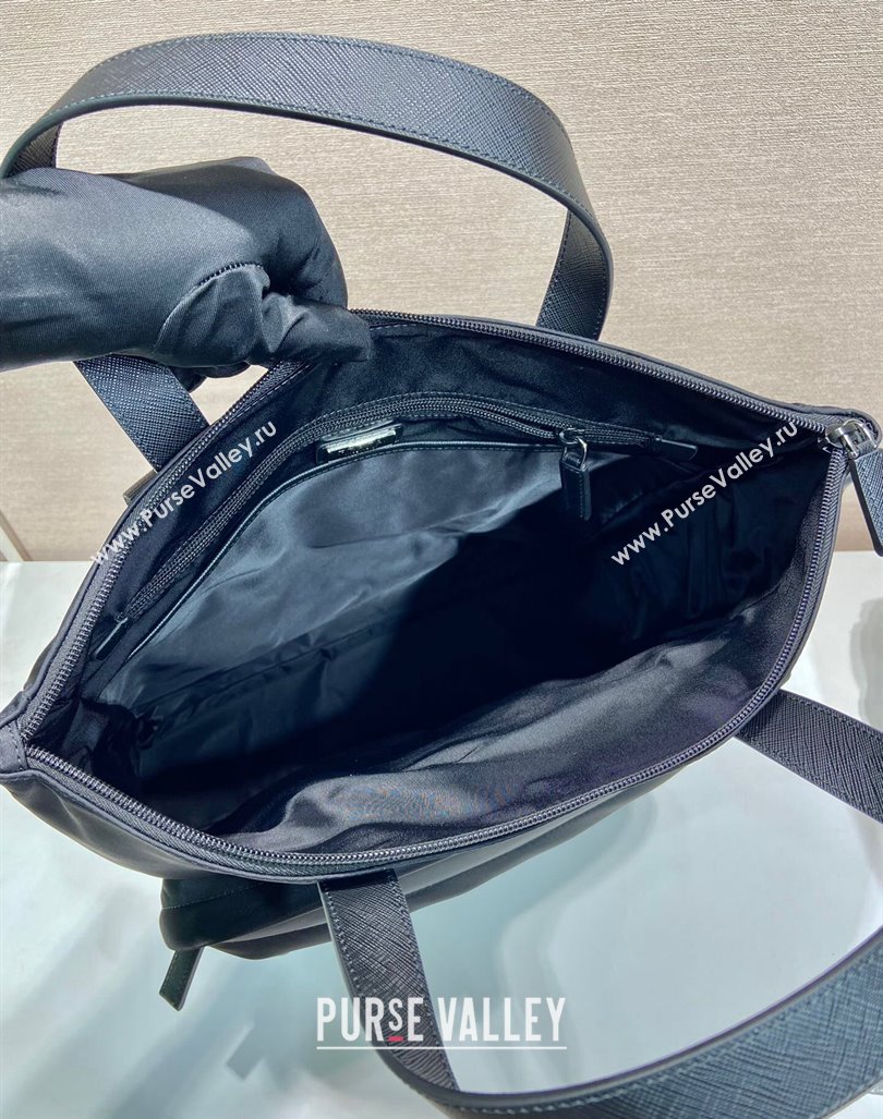 Prada Mens Nylon Bakcpacks Bag Black 2024 2VG098 (YZ-240416086)