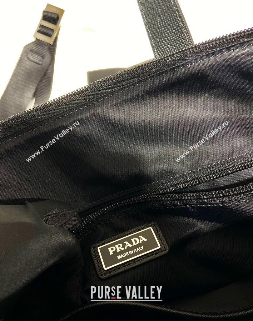 Prada Mens Nylon Bakcpacks Bag Black 2024 2VG098 (YZ-240416086)