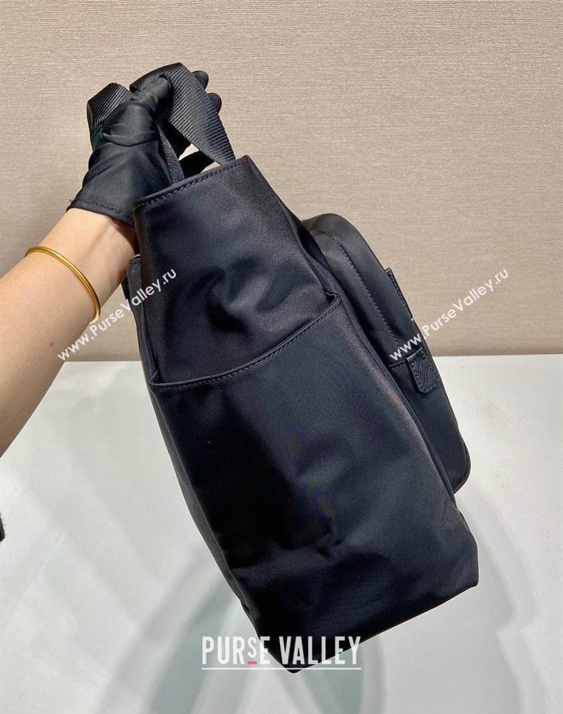 Prada Mens Nylon Top Handle bag 2VG097 Black 2024 (YZ-240416087)