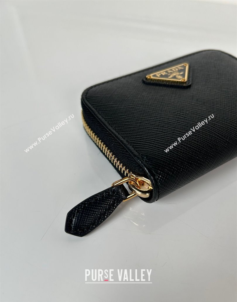 Prada Saffiano leather Wallet Black1 2024 1MM268 (YZ-240524081)