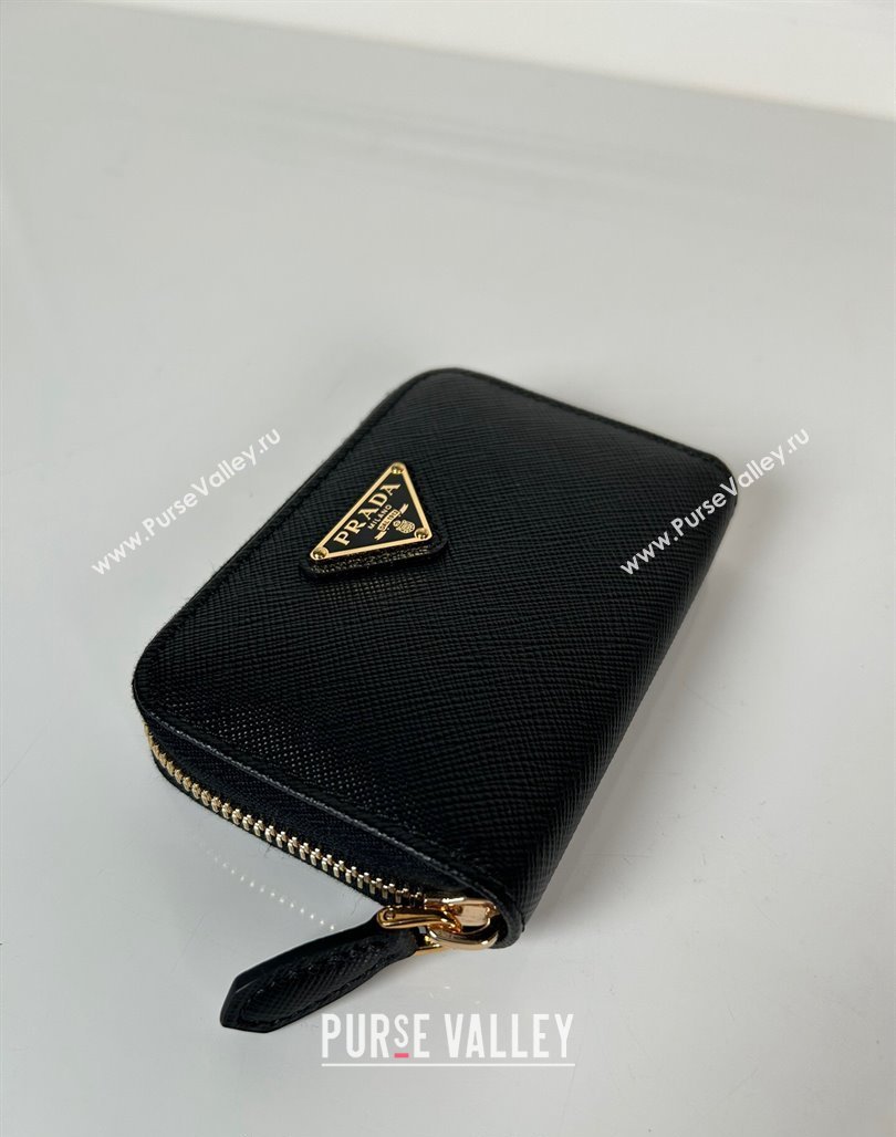 Prada Saffiano leather Wallet Black1 2024 1MM268 (YZ-240524081)