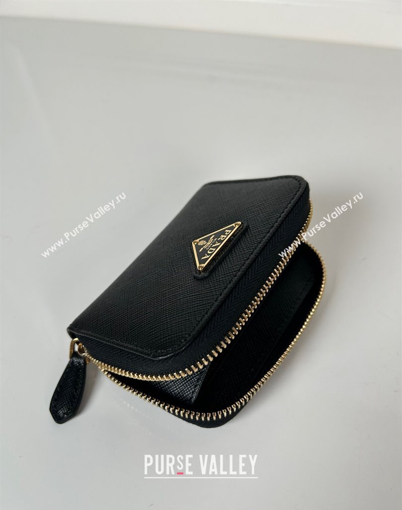 Prada Saffiano leather Wallet Black1 2024 1MM268 (YZ-240524081)