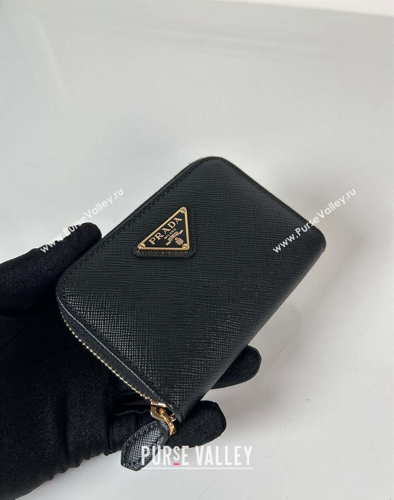 Prada Saffiano leather Wallet Black1 2024 1MM268 (YZ-240524081)