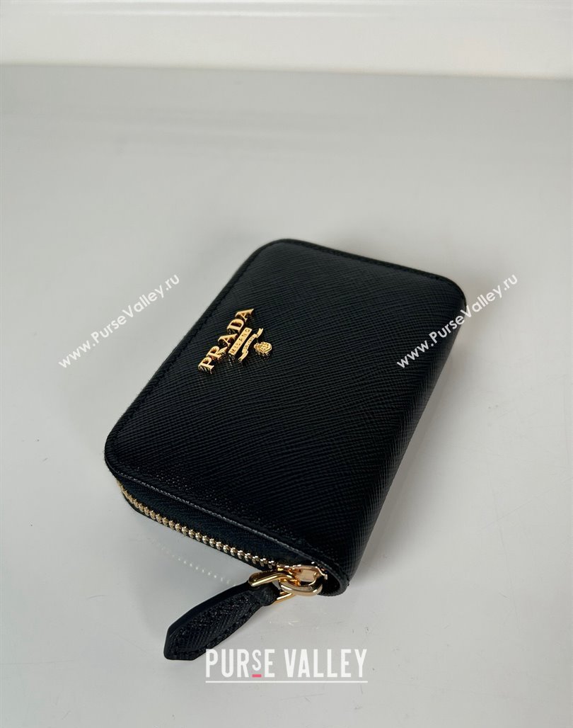 Prada Saffiano leather Wallet Black2 2024 1MM268 (YZ-240524083)