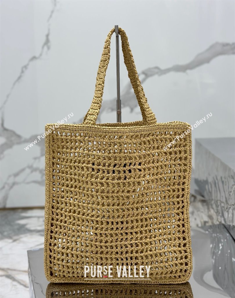 Prada Crochet Tote bag 1BG393 Beige 2024 0524 (YZ-240524090)