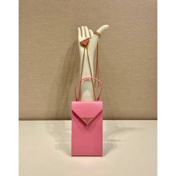 Prada Saffiano leather mini-bag 1BP050 Pink 2023 (YZ-2405241113)