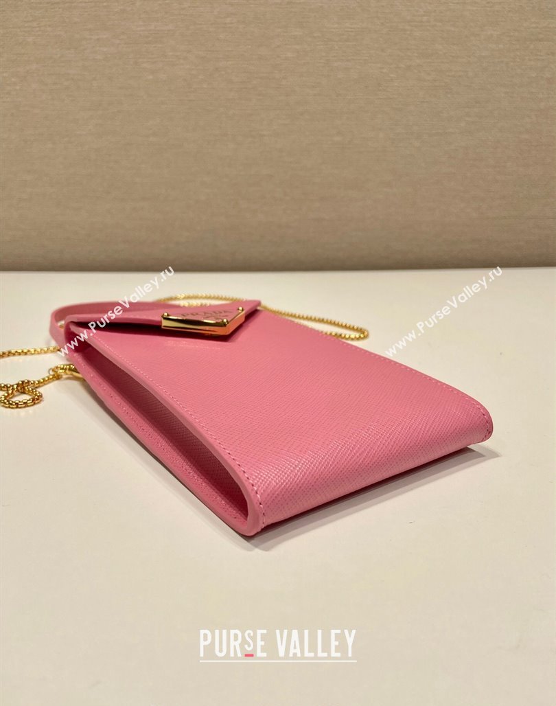 Prada Saffiano leather mini-bag 1BP050 Pink 2023 (YZ-2405241113)